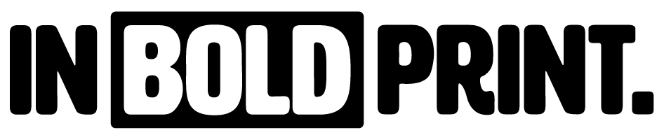 In Bold Print Logo